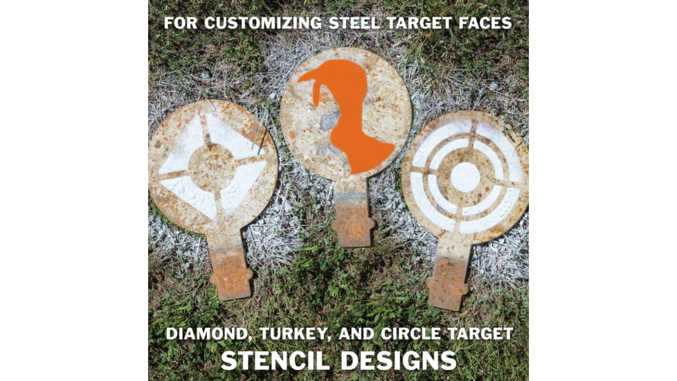 Champion Steel Target Painting Stencils, 3 Pack, Steel, 44120