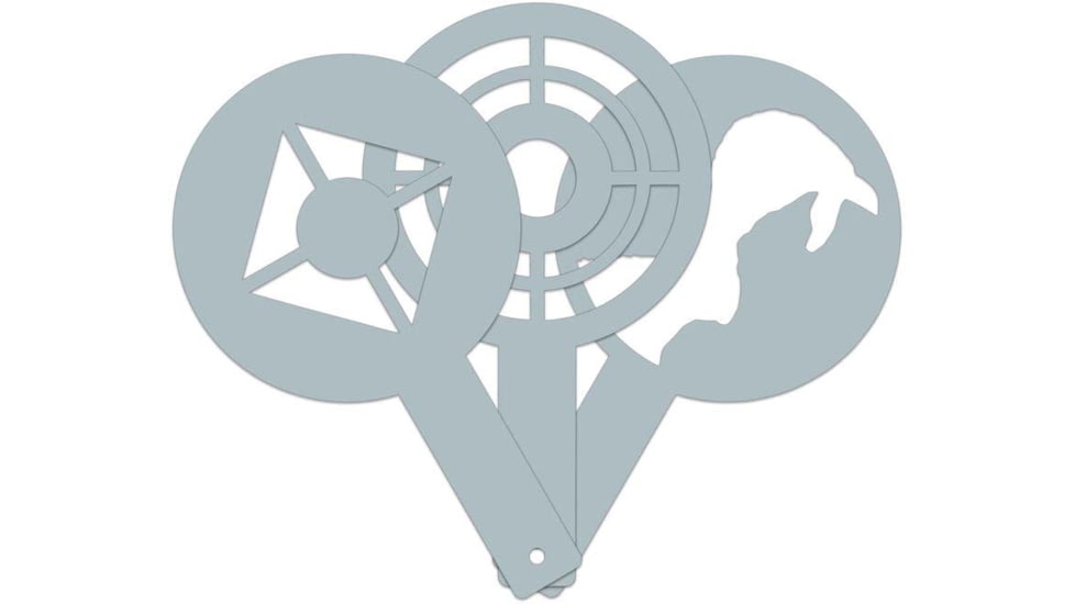 Champion Steel Target Painting Stencils, 3 Pack, Steel, 44120