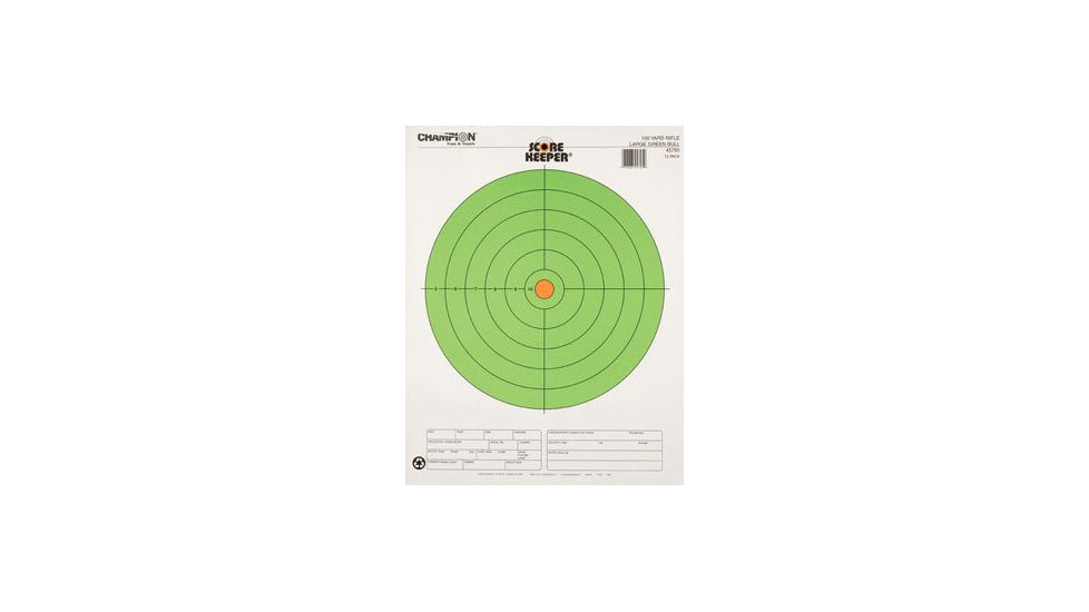 Champion Target 100yd Rifle Green Bull