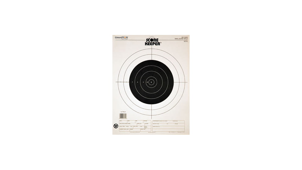 Champion Target 100yd Smallbore Rifle Target