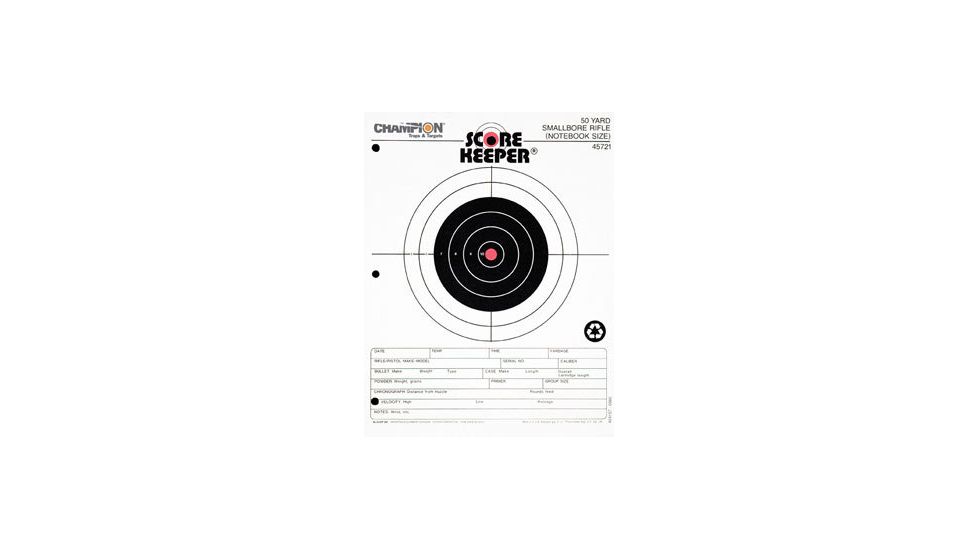 Champion Target 50yd Smallbore Notebook