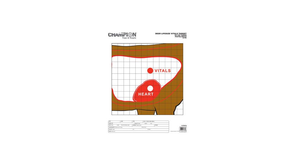 Champion Traps and Targets Deer Vitals (12pk)