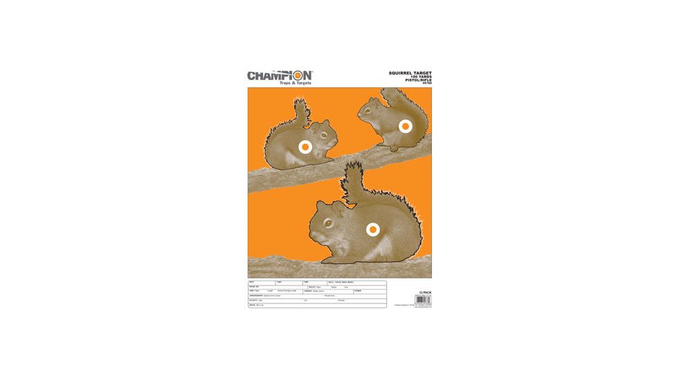 Champion Target Squirrel Animal Target