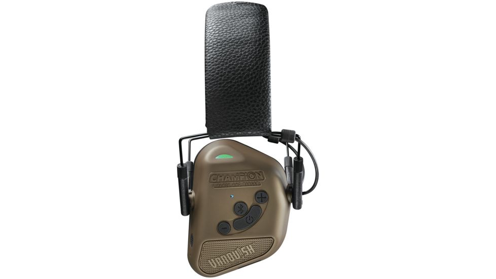 Champion Traps and Targets Headphone Electronic Nanoslim Elite, Olive, 40983