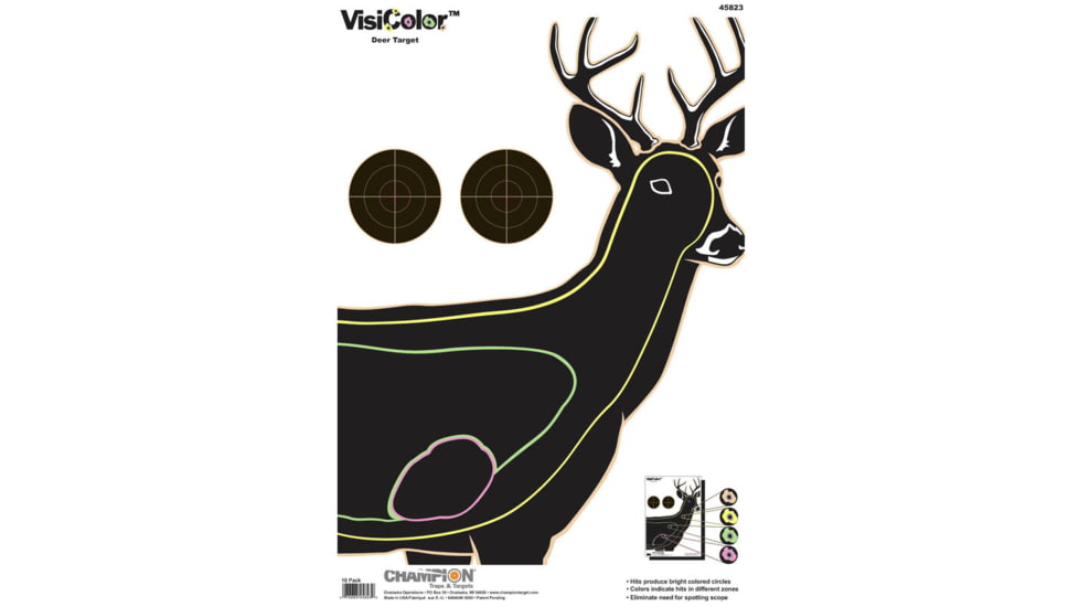 Champion Visicolor Deer Target, Multi, 45816