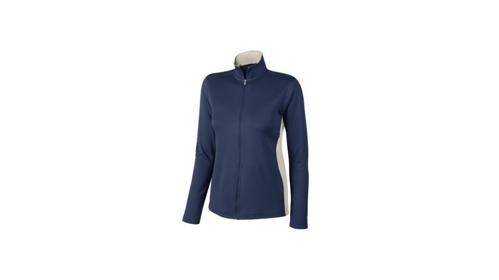 Champion Womens Performance Full Zip Jacket, Navy/Stone Gray, 2XL S260 2XL SO
