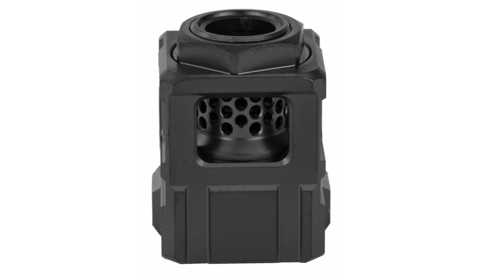 Chaos Gear Supply Official Qube compensator 1.25", Black/Black CGSQUBECOMPBLKBLK