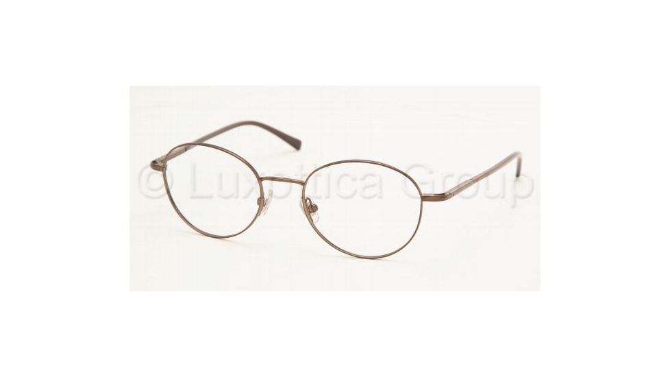 Chaps CP 2008 Eyeglasses Styles Dark Brown Frame w/Non-Rx 47 mm Diameter Lenses, 104-4718
