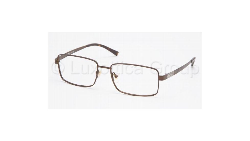 Chaps CP 2043 Eyeglasses Styles Dark Brown Frame w/Non-Rx 54 mm Diameter Lenses, 104-5416