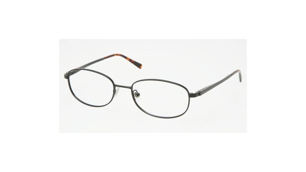Chaps CP 2053 Eyeglasses Styles Black Frame w/Non-Rx 52 mm Diameter Lenses, 107-5218