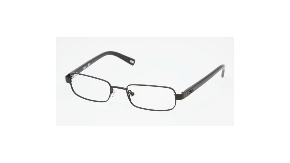 Chaps CP 2063 Eyeglasses Styles -  Black Frame w/Non-Rx 49 mm Diameter Lenses, 107-4917