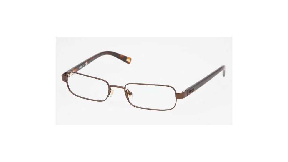 Chaps CP 2063 Eyeglasses Styles -  Dark Brown Frame w/Non-Rx 49 mm Diameter Lenses, 104-4917