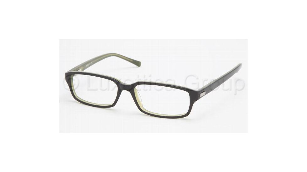 Chaps CP3026 SV Prescription Eyeglasses - Black/Green Demo Lens Frame / 51 mm Prescription Lenses, 547-5115