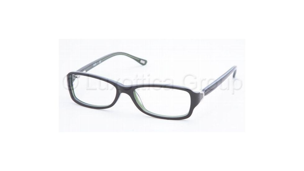 Chaps CP 3030 Eyeglasses Styles -  Black/Green Frame w/Non-Rx 52 mm Diameter Lenses, 547-5215