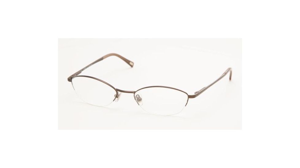 Chaps CP2017 SV Prescription Eyeglasses - Cocoa Demo Lens Frame / 49 mm Prescription Lenses, 165-4918