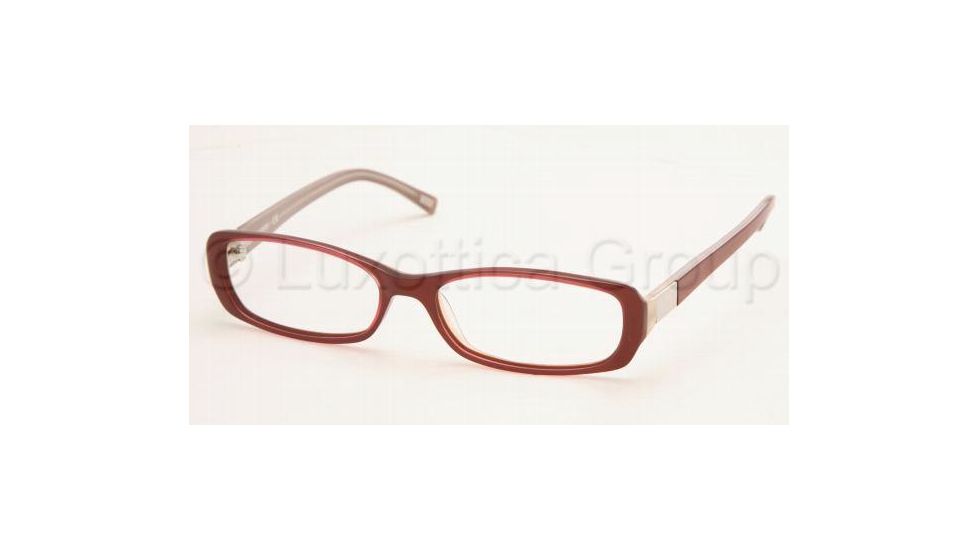 Chaps Eyeglass CP3004 - Plum Pearl Frame w/ Non-Rx 54 mm Diameter Lenses