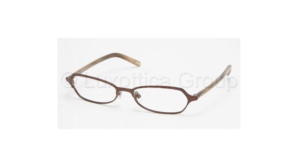 Chaps Eyeglass Frames CP2042, Brown/Taupe Frame w/Non-Rx 53 mm Diameter Lenses