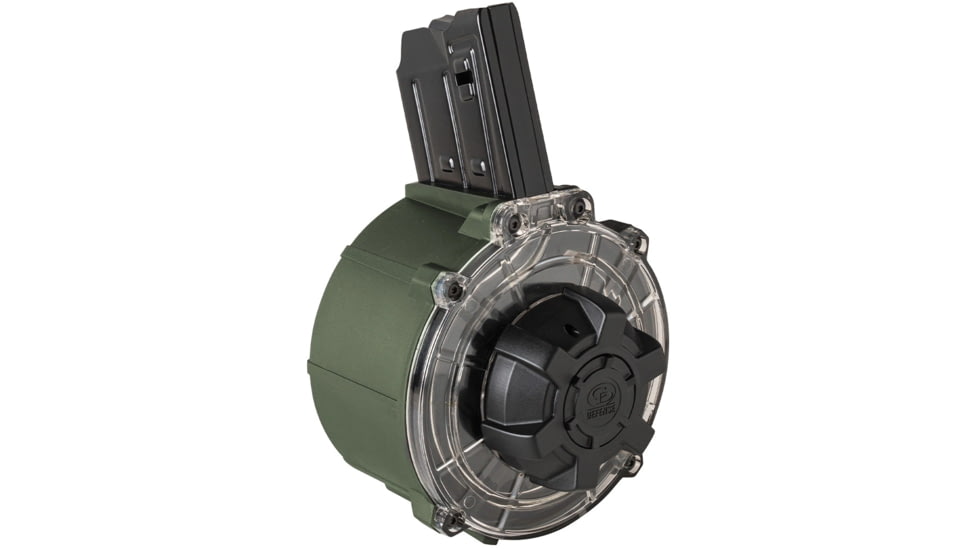Charles Daly ELD-12 Drum 12 Gauge, 20 Round, Easy Load Handwheel, Shotgun Magazine, OD Green, 20, 470.124G