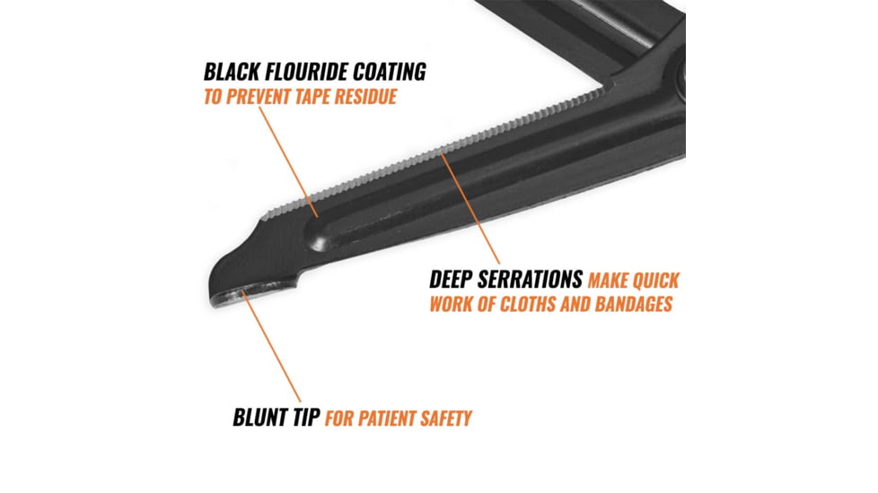 Chase Tactical 7.25in Medical Traume Shear, Black, CT-41MTS1-BK