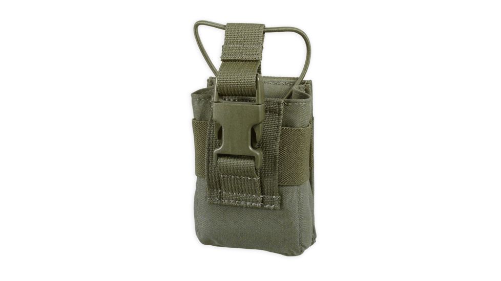 Chase Tactical Adjustable Radio Pouch, Ranger Green, One Size, NSN NONE, CT-30RP01-RG