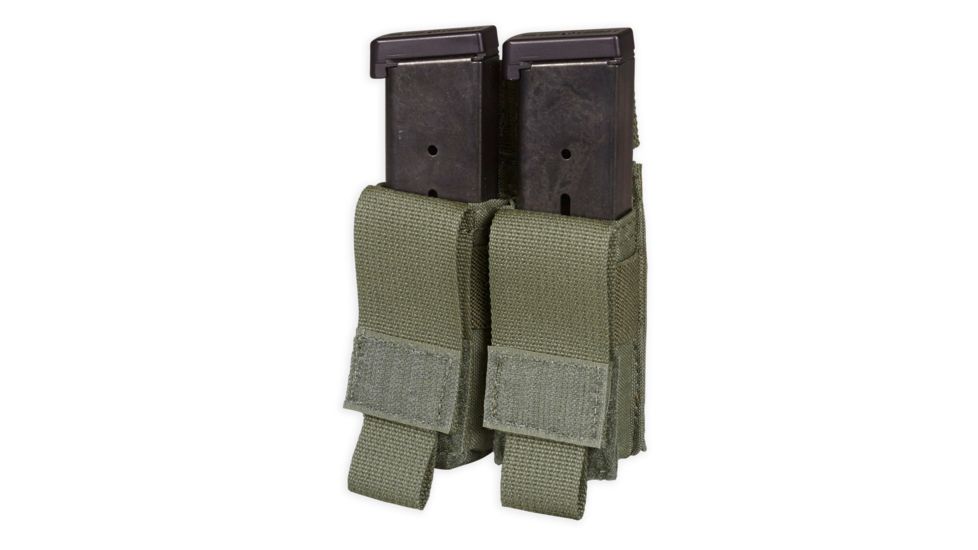 Chase Tactical Double Pistol Mag Pouch, Ranger Green, One Size, NSN NONE, CT-20PMP2-RG