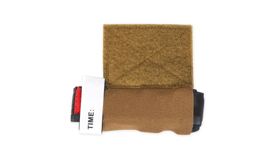 Chase Tactical Elastic Tourniquet Holder Hook &amp; Loop Large, Coyote, CT-40ETH1-CT