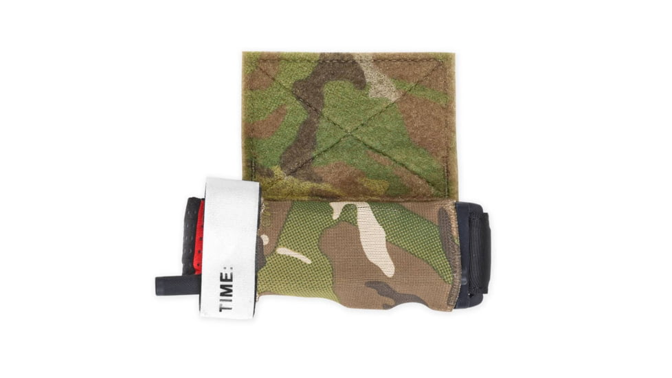Chase Tactical Elastic Tourniquet Holder Hook &amp; Loop Large, Multicam, CT-40ETH1-MC