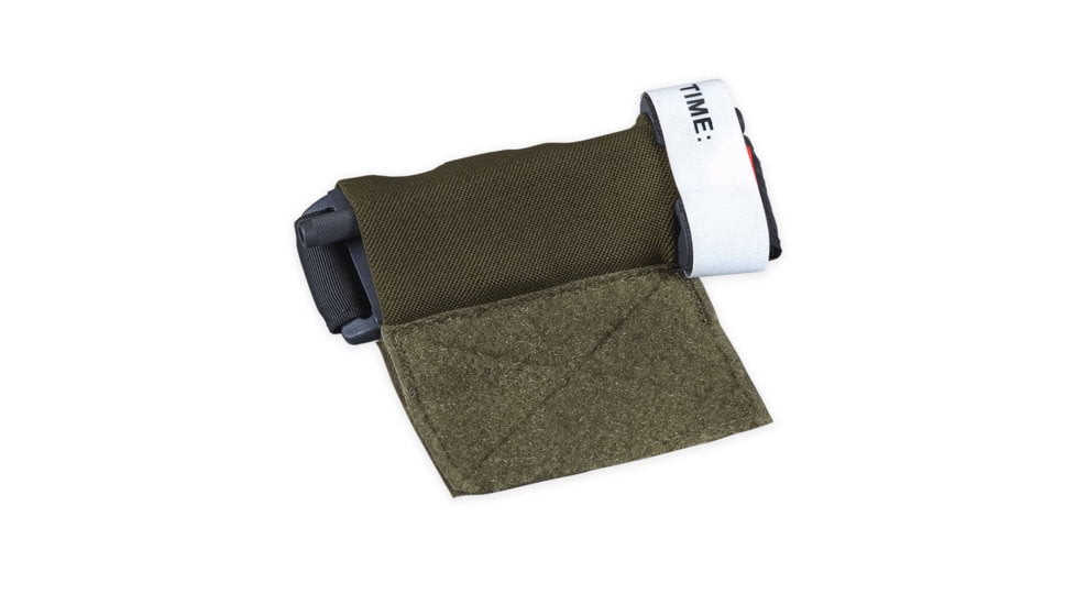 Chase Tactical Elastic Tourniquet Holder Hook &amp; Loop Large, Ranger Green, CT-40ETH1-RG