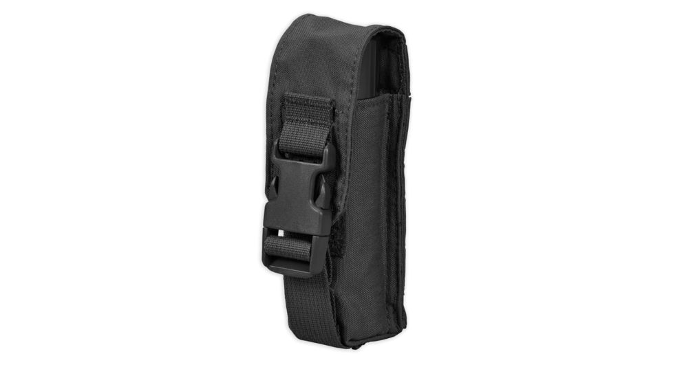 Chase Tactical Flashlight Pouch, Black, Small, NSN NONE, CT-30FLP1-BK