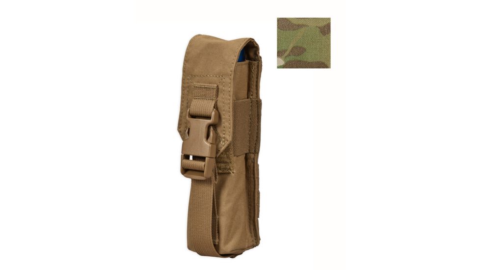 Chase Tactical Flashlight/Suppressor Pouch, Multicam, Large, NSN NONE, CT-30FLP2-MC