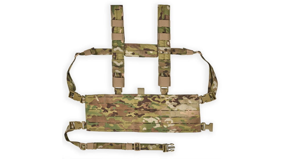 Chase Tactical Laser Cut MOLLE Chest Rig, Multicam, CT-15MCR1-MC