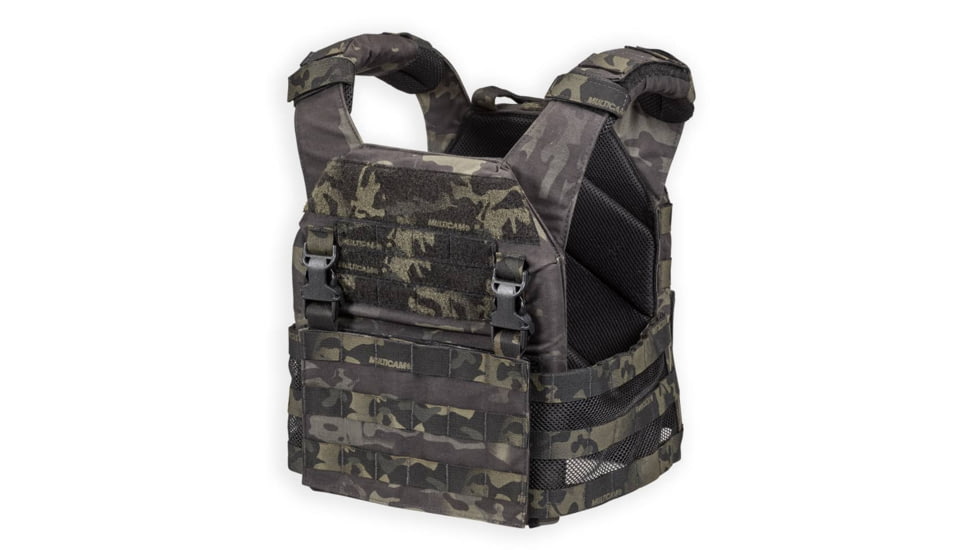 Chase Tactical Lightweight Operational Plate Carrier LOPC, Multicam Black, One Size, CT-10LOPC-MCB