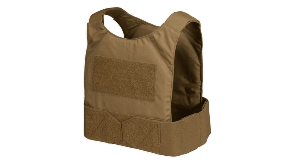 Chase Tactical Low-Vis Plate Carrier M1 w/ Triple Velcro 5.56 Mag Pouch, Coyote, X-Large, NSN NONE, CT-10LVPC-CT-XL