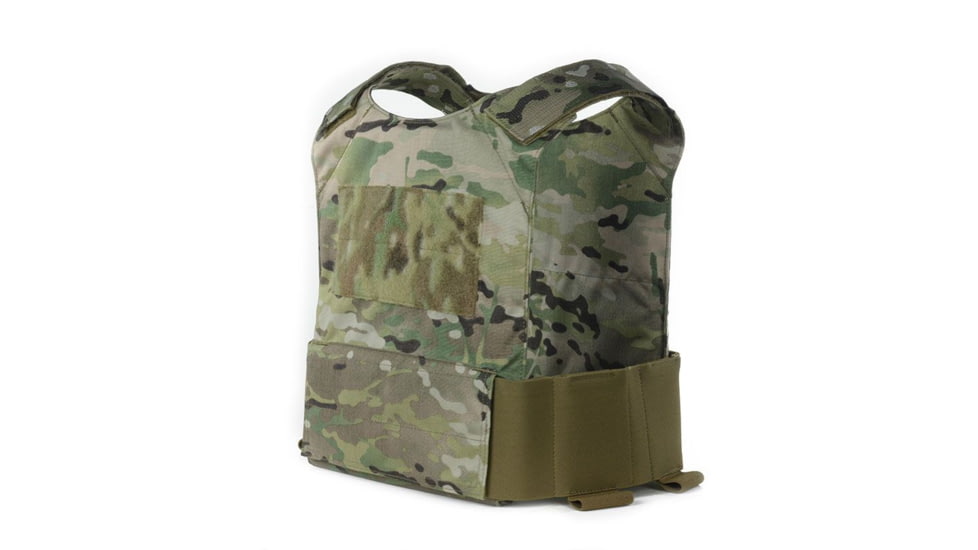 Chase Tactical Low-Vis Plate Carrier M1 w/ Triple Velcro 5.56 Mag Pouch, Multicam, X-Large, NSN NONE, CT-10LVPC-MC-XL