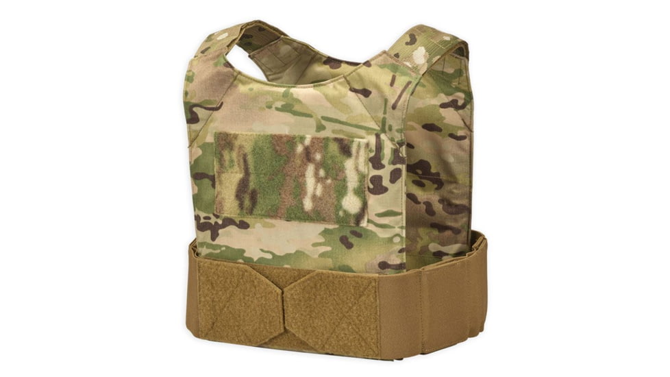 Chase Tactical Low-Vis Plate Carrier M1 w/ Triple Velcro 5.56 Mag Pouch, Multicam, X-Large, NSN NONE, CT-10LVPC-MC-XL