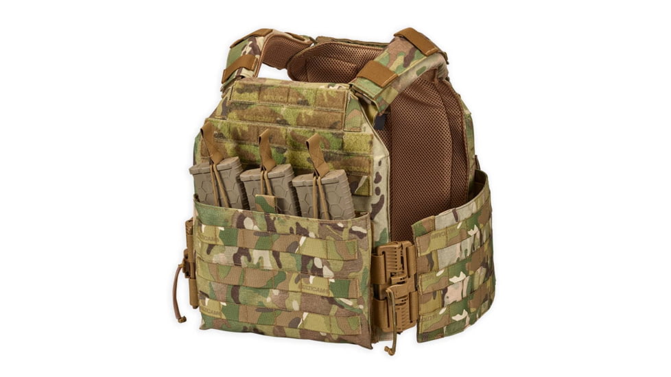 Chase Tactical Modular Enhanced Armor Carrier MEAC XL, Releasable, Accepts 11X14 Plate, Multicam, CT-10MEAC-R-MC-XL