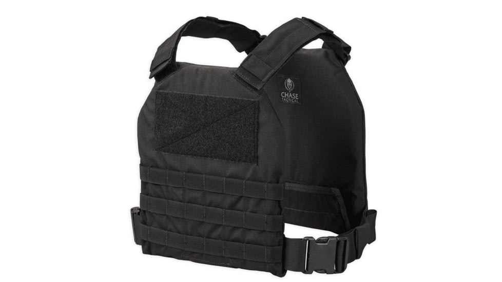 Chase Tactical Quick Response Carrier QRC, XL, Accepts 11X14 Plate, Black, CT-10QRC1-BK-XL