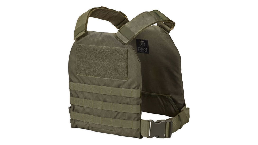 Chase Tactical Quick Response Carrier Qrc - XL Accepts 11X14 Plate, Ranger Green, CT-10QRC1-RG-XL