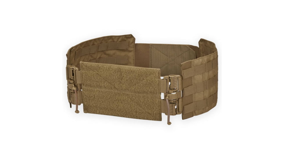 Chase Tactical Rapid Disconnect Cummerbund with RDS Buckle System, SM/MD 26in-38in, Coyote, CT-11RDC1-CT
