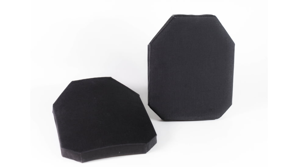 Chase Tactical 3S9M Level III++ Stand Alone Rifle Armor, 10x12in, Multi Curve, Shooter Cut, Black, CT-3S9M-10x12-MC-SH