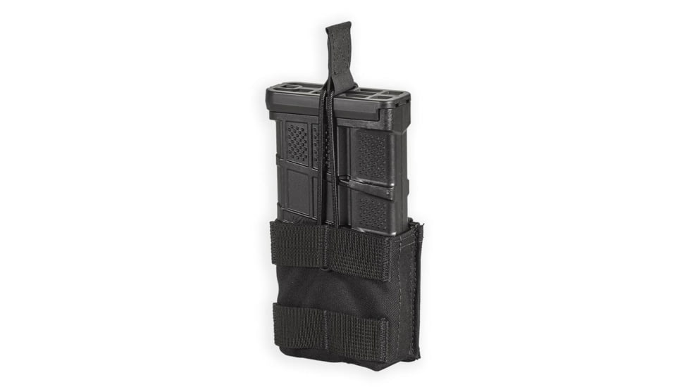 Chase Tactical Single 7.62 Cal Magazine Pouch, Black, CT-20S762P1-BK