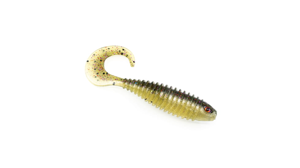 Chasebaits Curly Bait Soft Bait, 8, 3in, Money, CB3-105