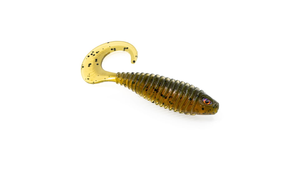 Chasebaits Curly Bait Soft Bait, 8, 4in, Brisket, CB4-107