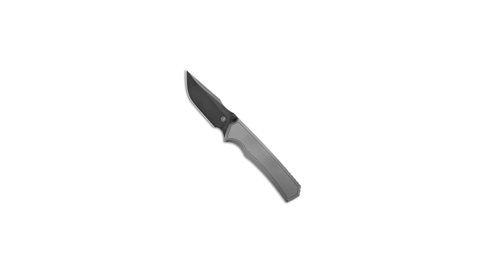 Chaves Knives Chaves Knives x Sam Tran The Arison Street Integral Knife 3.25" Bright SW DLC, Gray, Bohler M390, adult, BHQ-234427