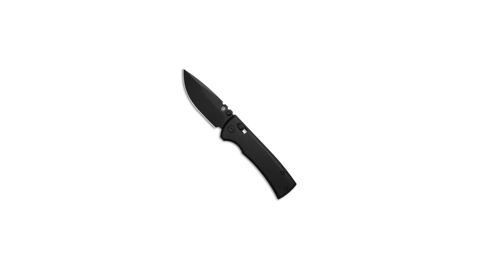 Chaves Knives Chaves Redencion Drop Point X-Lock Knife Black Aluminum 3.25" Black D2**DISC**, Black, D2, adult, BHQ-224964