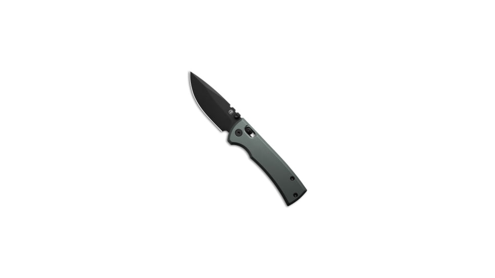 Chaves Knives Chaves Redencion Drop Point X-Lock Knife Gray Aluminum 3.25" Black D2, Gray, D2, adult, BHQ-223890