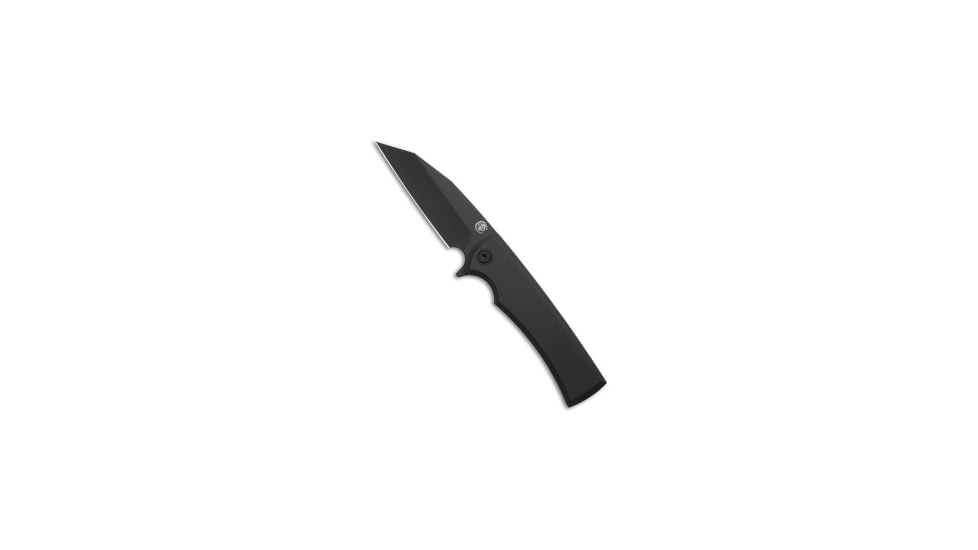 Chaves Knives Sangre Street Integral Folding Knife, 3.50in, Bohler M390 Stainless Steel, Wharncliffe Blade, Titanium, Gray Handle, PVD, PVD, Gray/Gray, 7.63 inch, BHQ-220086