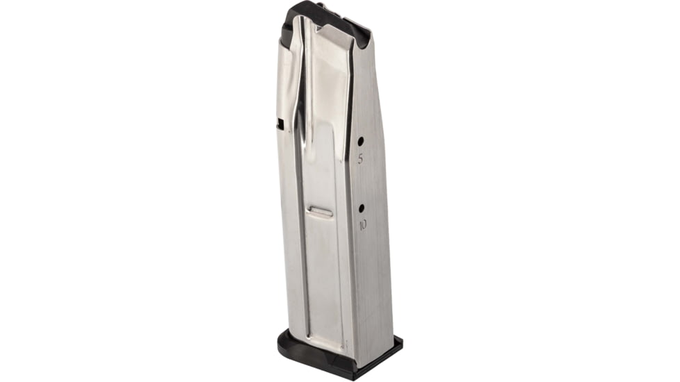 Check-Mate Industries 2011 9mm Luger 10 Round 126mm Pistol Magazine, Silver, CM9201112610S