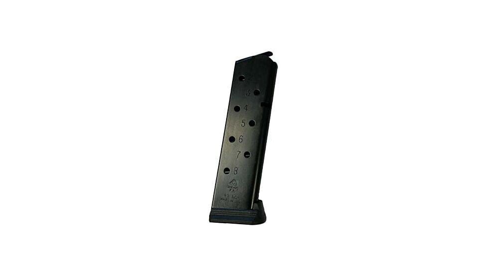 Check-Mate Industries 1911 Full Size 5in .45 ACP 8 Round Pistol Magazine, Black, CM4519118B
