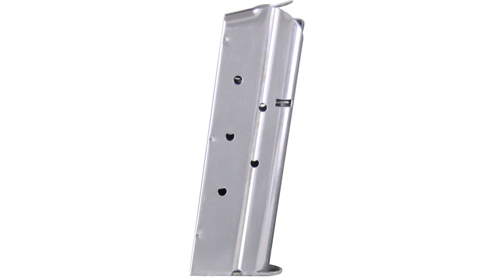 Check-Mate Industries Magazine, 1911, 40 S&amp;W, Removable Base, 8-Round, Stainless CM40-8-S-RB
